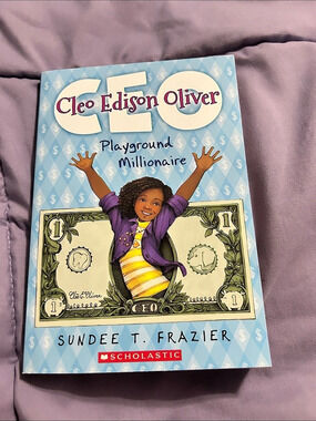 Scholastic Cleo Edison Oliver: Playground Millionaire Children's Chapter Book